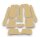 Teppichsatz passend für Fiat 124 Spider Baujahr 1966-1985 beige (Schlinge)