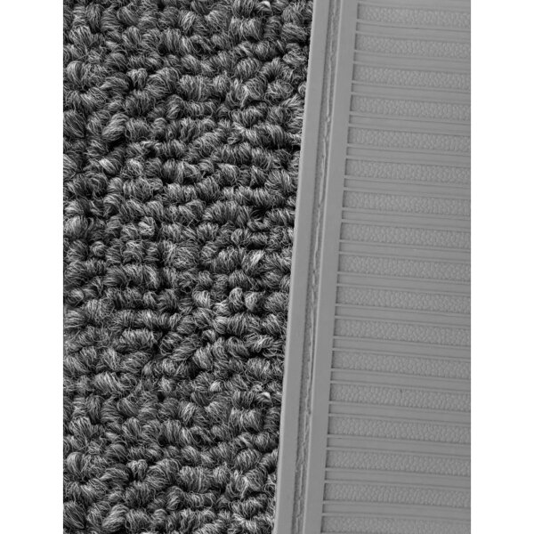 Teppichsatz Teppich für Mercedes SL107 R107/W107 Gummi Absatzschoner grau (Schlinge)