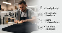 Teppichsatz Teppich für Mercedes SL107 R107/W107 Gummi Absatzschoner grau (Schlinge)