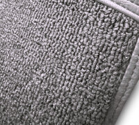 Teppichsatz Teppich für Mercedes W108 SE 1965-1969 Gummi Absatzschoner grau (Schlinge)