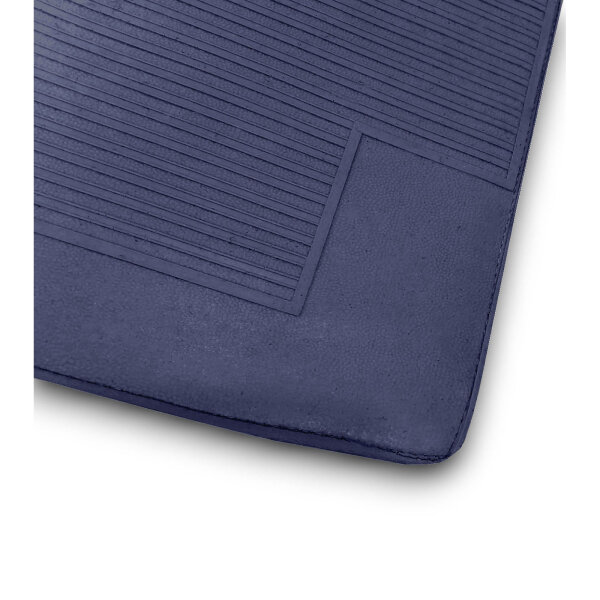 Teppichsatz Teppich für Mercedes W110 kleine Heckflosse Gummi Absatzschoner blau (Schlinge)
