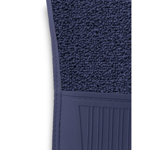 Teppichsatz Teppich für Mercedes W110 kleine Heckflosse Gummi Absatzschoner blau (Schlinge)