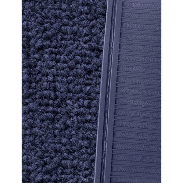 Teppichsatz Teppich für Mercedes W110 kleine Heckflosse Gummi Absatzschoner blau (Schlinge)