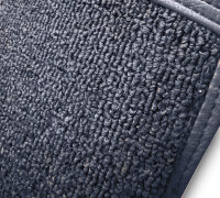 Teppichsatz Teppich für Mercedes W110 kleine Heckflosse Gummi Absatzschoner blau (Schlinge)