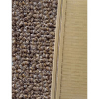 Teppichsatz Teppich für Mercedes W114 W115 Coupe Gummi Absatzschoner beige (Schlinge)