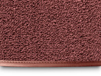 Teppichsatz Teppich für Mercedes W114 W115 Coupe mit Kunstlederabsatzschoner dunkelrot (Schlinge)