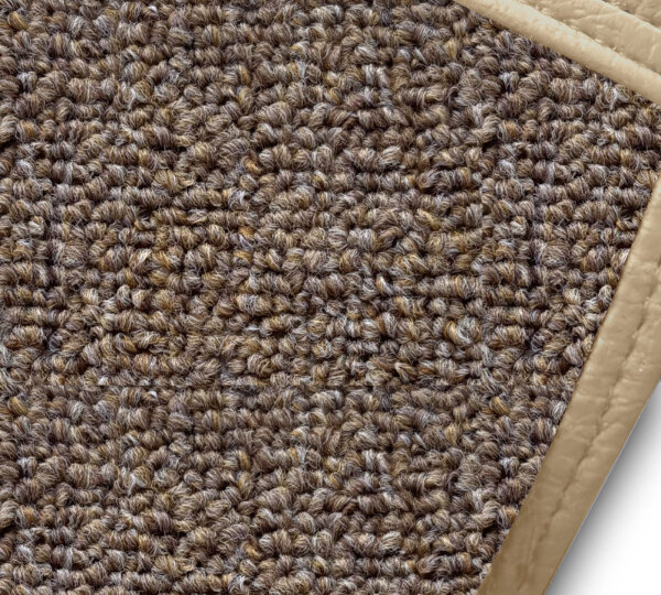 Teppichsatz Teppich Gummi passend für Mercedes Benz W111 Coupe beige (Schlinge)