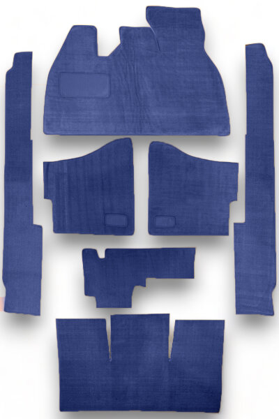 Teppich Teppichsatz Autoteppich für VW Käfer Typ 1 1958 - 1968 blau (Schlinge)