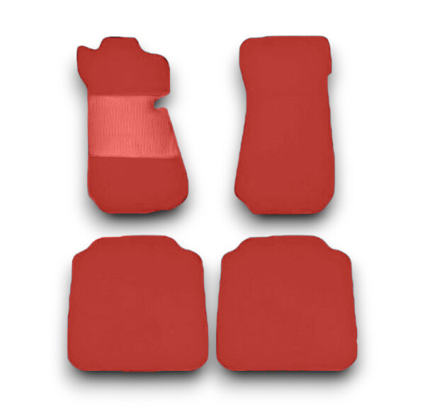 Auto Fußmatten Teppich  für Mercedes W114 W115 rot (Velour)
