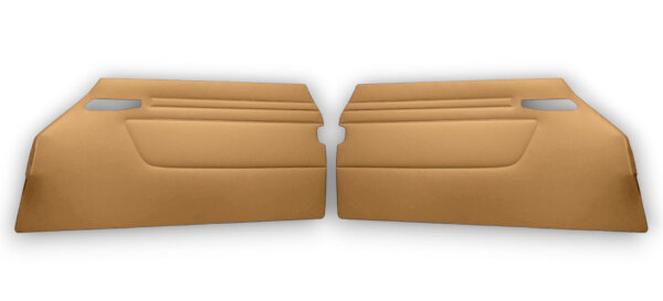 Türpappen Türverkleidungen Türkarten für Mercedes SL R107 W107 2-teilig dattel