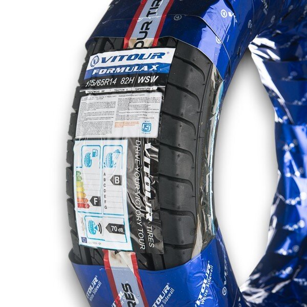 Weißwandreifen Vitour Formula X White ring 10 mm 165/70 R13 T