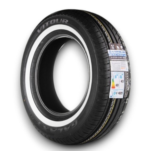 Weißwandreifen Vitour Galaxy R1 White Ring 12.5 mm 195/60 R15 H