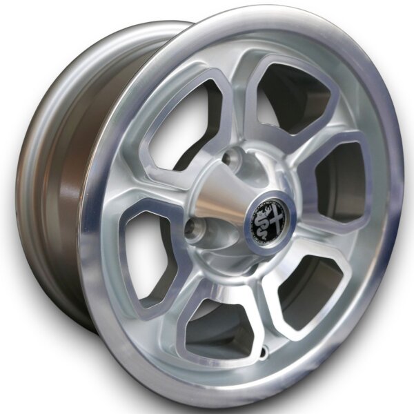 Vega Style Leichtmetallfelgen felgen silber für Alfa Romeo Bertone 6x14 ET 23