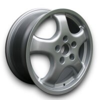 Cup style Leichtmetallfelge Felge silber für Audi A4 SE B5 & 8E 7,5x17 ET 38