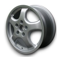 Cup style Leichtmetallfelge Felge silber für Audi A4 SE B5 & 8E 7,5x17 ET 38