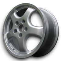 Cup style Leichtmetallfelge Felge silber für Audi A4 SE B5 & 8E 7,5x17 ET 38