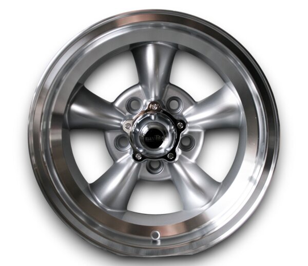 Torque Thrust style Leichtmetallfelgen silber für Buick Skylark - 1980 7x15 ET -5