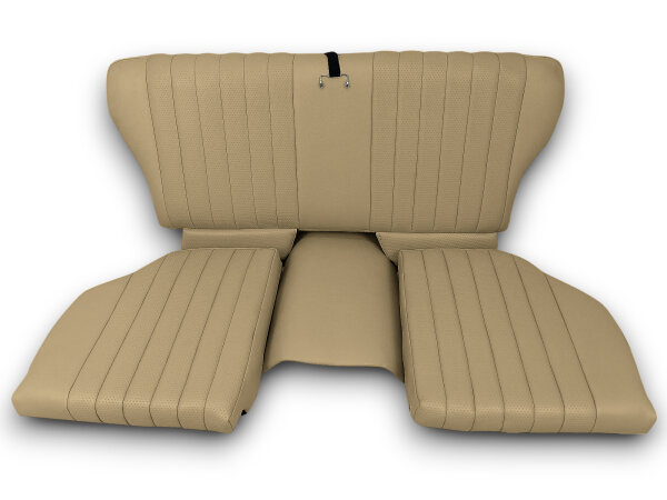 Rückbank Notsitz Kindersitz für Mercedes SL R107 klappbar originalgetreu beige
