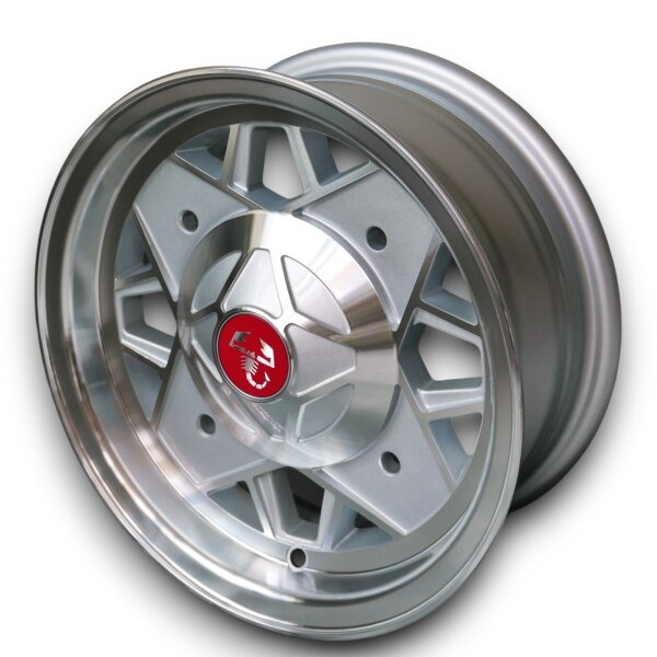 500 Style Leichtmetallfelgen für Fiat 126 1972 - 1977 5x12 ET 20