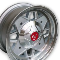 500 Style Leichtmetallfelgen für Fiat 126 1972 - 1977 5x12 ET 20