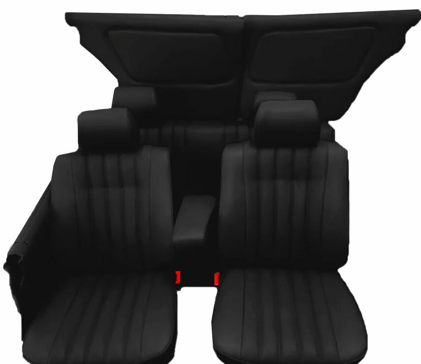 SUCHE Sitz oder Sitzbezug vorne Mercedes W123 C CE C123 schwarz in