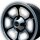Vega Style Leichtmetallfelgen schwarz für Fiat 126 1972 - 1977 6x14 ET 23