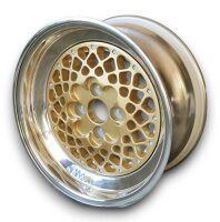 E30 Style Leichtmetallfelgen 3 teilig für Fiat 128 Berlina 7x15 ET 15
