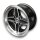 RS Style Leichtmetallfelgen Felgen Schwarz für Ford Capri MK3 7x15 ET 5