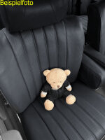 SitzBezüge Bezüge für Mercedes W123 Coupe 3. Serie ab 09. 1982 schwarz