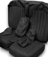 SitzBezüge Bezüge für Mercedes W123 Coupe 3. Serie ab 09. 1982 schwarz