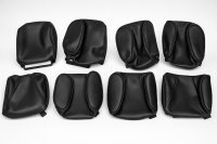 SitzBezüge Bezüge für Mercedes W123 Coupe 3. Serie ab 09. 1982 schwarz
