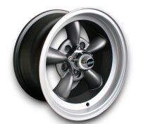 Torque Thrust Style Leichtmetallfelgen anthrazit für Ford Falcon 7x15 ET -5