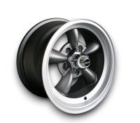 Torque Thrust Style Leichtmetallfelgen anthrazit für Ford Falcon 7x15 ET -5