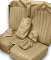 Sitzbezüge Bezüge  für Mercedes Benz W123 Coupé 3. Serie ab 09. 1982 beige