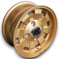 CD28 Leichtmetallfelge Gold für Lancia 2000 6x14 ET 22