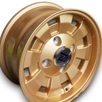 CD28 Leichtmetallfelge Gold für Lancia 2000 6x14 ET 22