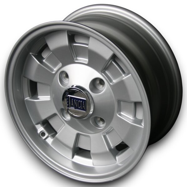 CD28 Leichtmetallfelge Silber für Lancia Fulvia Serie 2 & 3 6x14 ET 22