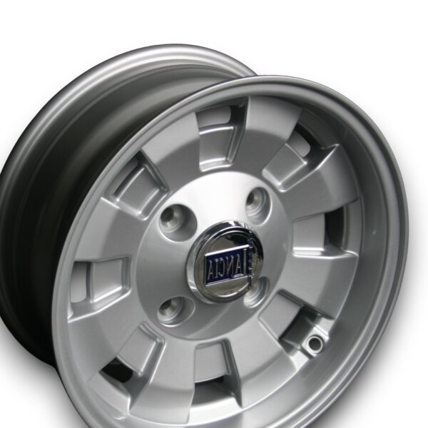 CD28 Leichtmetallfelgen Silber für Lancia Fulvia Serie 2 & 3 6x14 ET 22,5