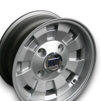CD28 Leichtmetallfelge Silber für Lancia Fulvia Serie 2 & 3 6x14 ET 22