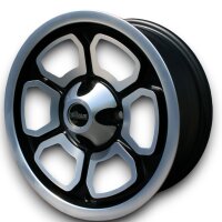 Vega Style Leichtmetallfelge schwarz für Lancia Beta...