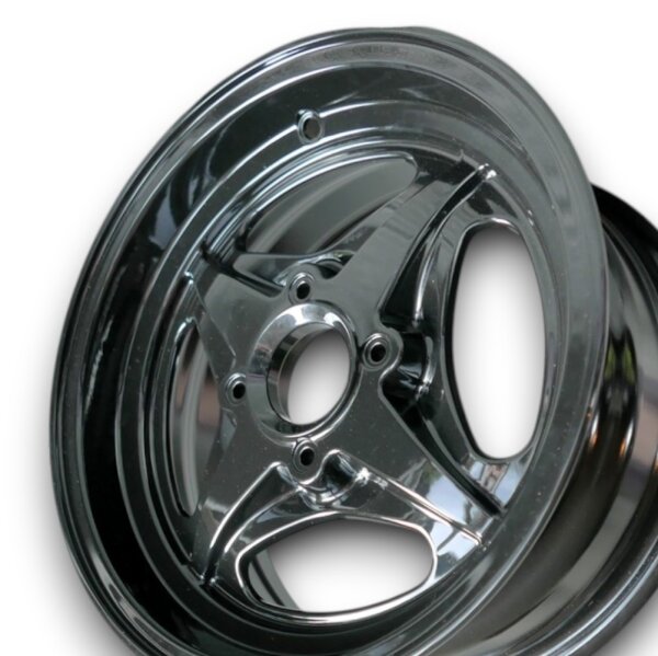 26R Style Leichtmetallfelgen schwarz für Lotus Europa 6x13 ET 27