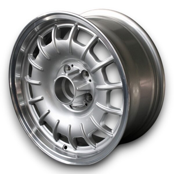 Barock Style Leichtmetallfelge Glanz Silber für Mercedes W110 8x16 ET 11