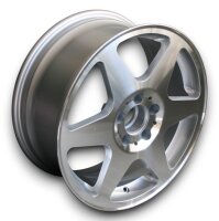 Evo Style Leichtmetallfelge Glanz Silber für Mercedes C-Klasse W203 7,5x17 ET 37
