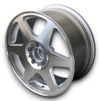 Evo Style Leichtmetallfelge Glanz Silber für Mercedes C-Klasse W203 7,5x17 ET 37