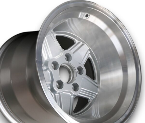Penta Style Leichtmetallfelgen Glanz Silber für Mercedes W108 12x15 ET -25