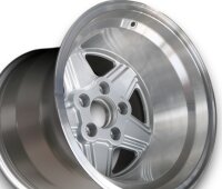Penta Style Leichtmetallfelge Glanz Silber für Mercedes W108 12x15 ET -25