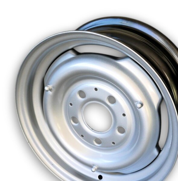 Stahlrad Style Stahlfelgen Silber für Mercedes W108 6x14 ET 30