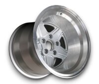 Penta Style Leichtmetallfelge Glanz Silber für Mercedes W109 12x15 ET -25