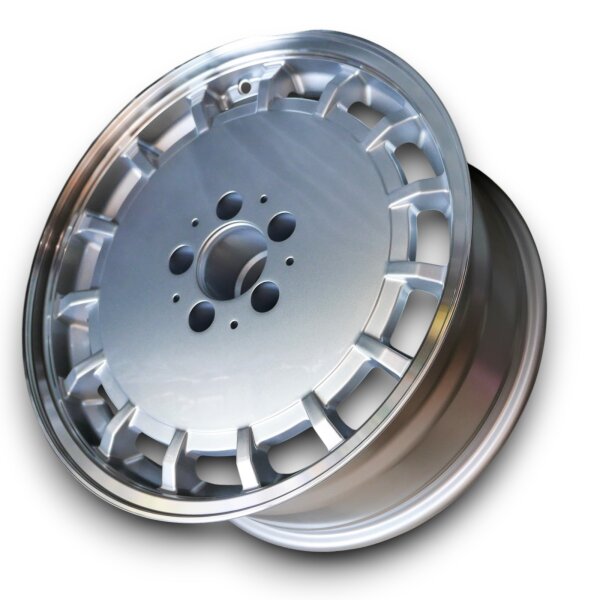 Gulli Style Felgen Glanz Silber für Mercedes SL R107 / SLC 86 - 89 8x16 ET 11