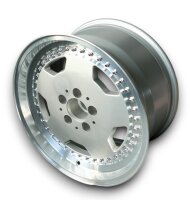 Aero 3 Style Felgen Glanz Silber für Mercedes W126...